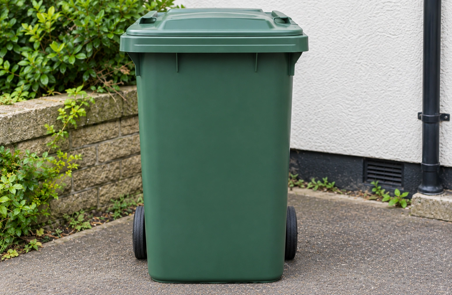 Bin after professional cleaning